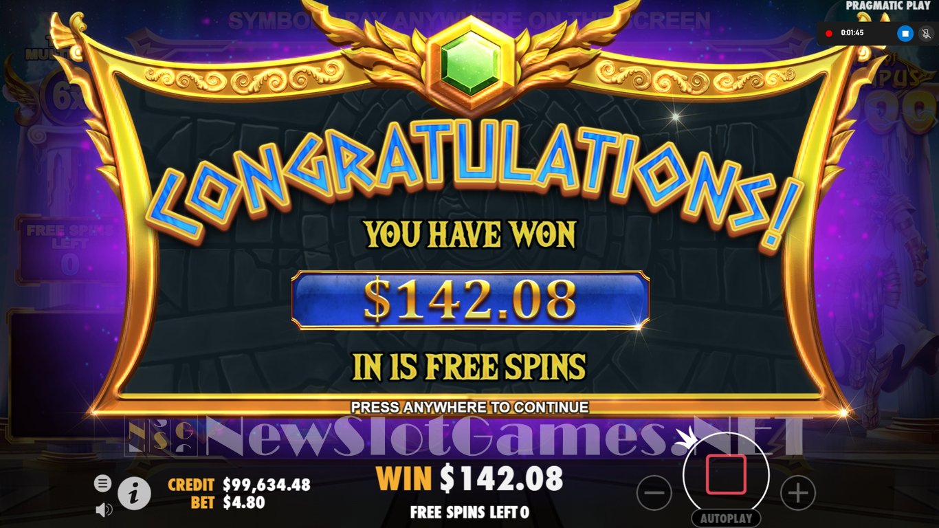 Gates of Olympus 1000 Slot Slot Image in Demo - pic. 12