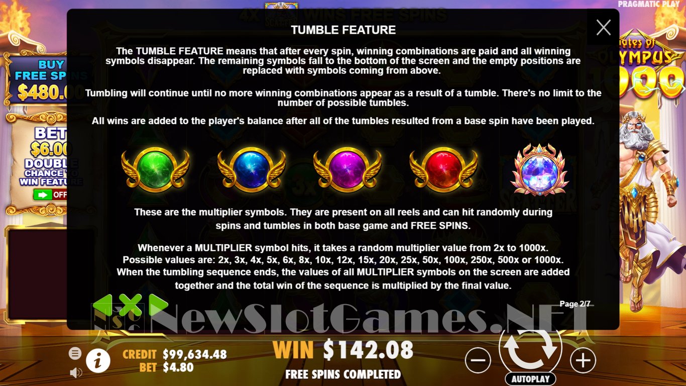 Gates of Olympus 1000 Slot Slot Image in Demo - pic. 14