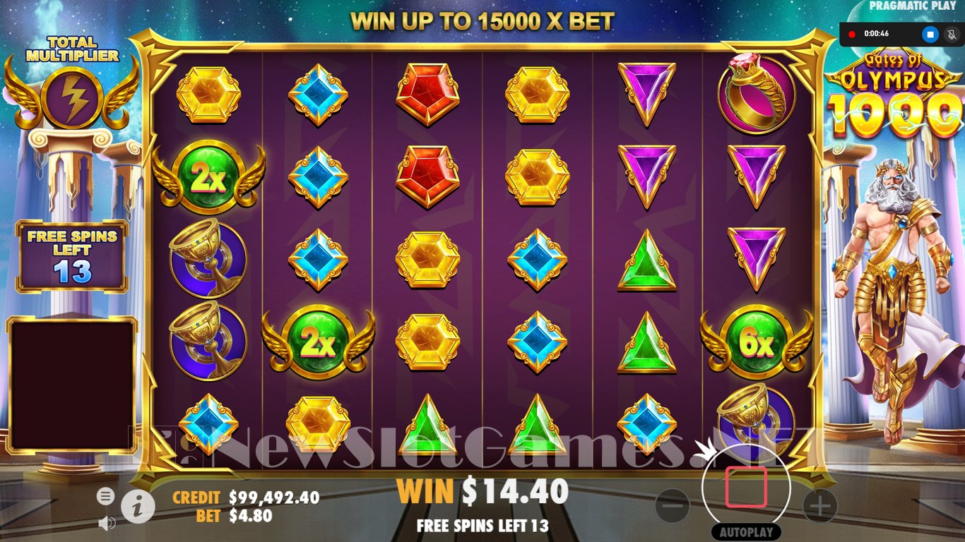 Gates of Olympus 1000 Slot Slot Image in Demo - pic. 7