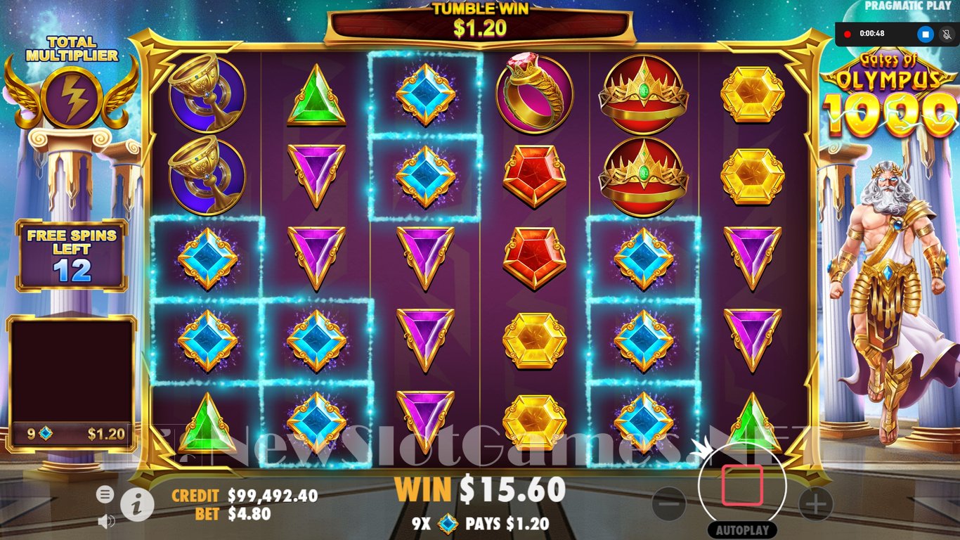 Gates of Olympus 1000 Slot Slot Image in Demo - pic. 8