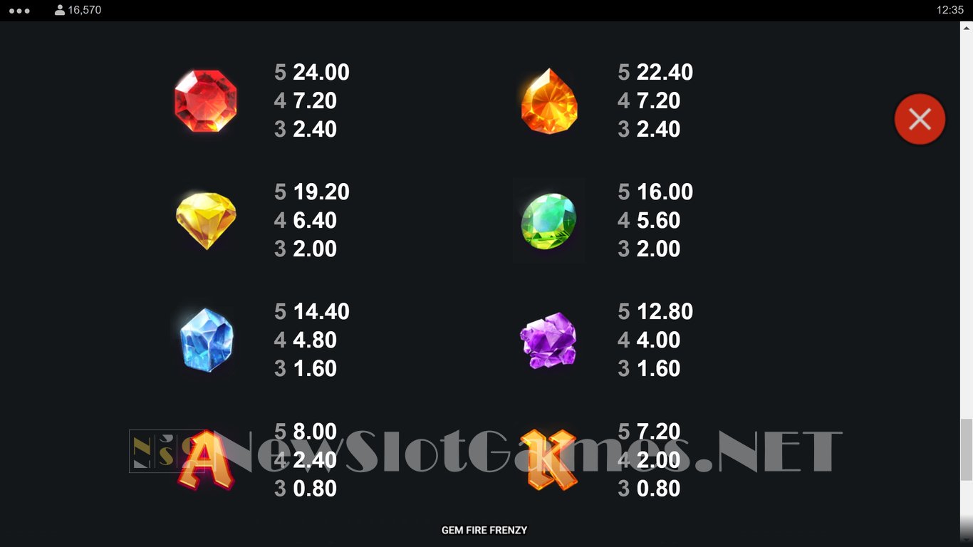 Gem Fire Frenzy Slot Slot Image in Demo - pic. 10