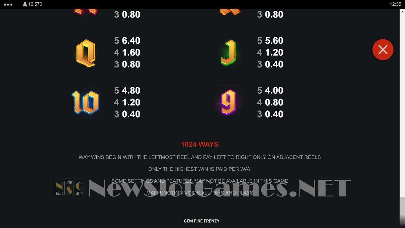 Gem Fire Frenzy Slot Slot Image in Demo - pic. 11