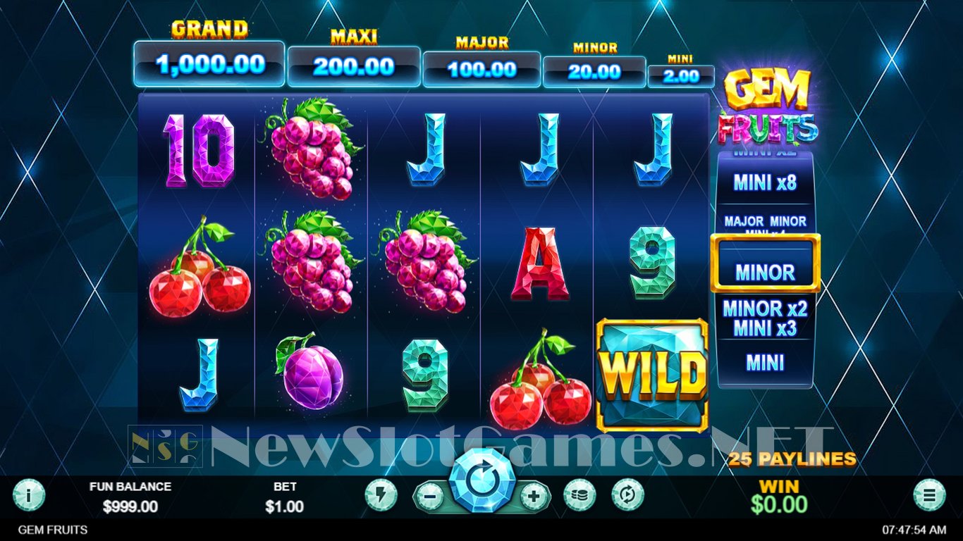 Gem Fruits Slot Demo Image