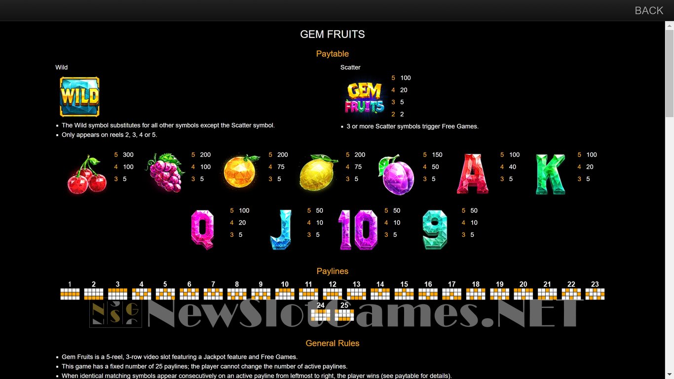 Gem Fruits Slot Slot Image in Demo - pic. 4