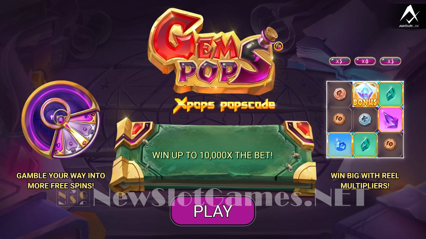 GemPops Slot Demo Image