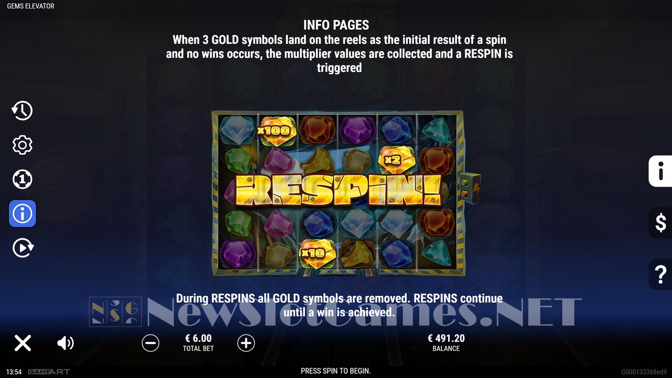 Gems Elevator Slot Slot Image in Demo - pic. 11