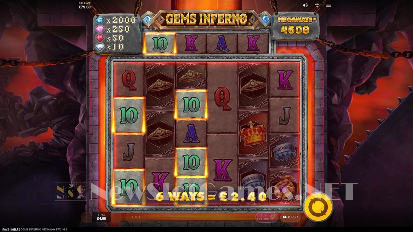 Gems Inferno Megaways Slot Slot Image in Demo - pic. 10