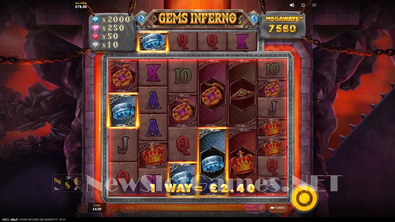 Gems Inferno Megaways Slot Slot Image in Demo - pic. 11