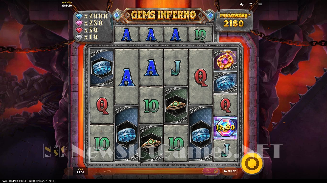 Gems Inferno Megaways Slot Slot Image in Demo - pic. 2