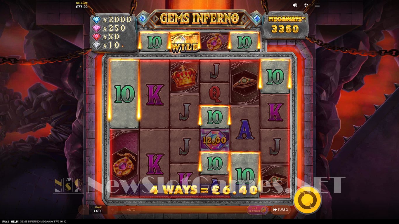 Gems Inferno Megaways Slot Slot Image in Demo - pic. 4