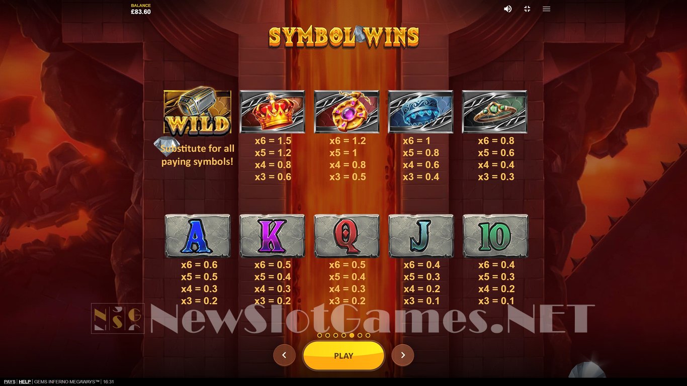 Gems Inferno Megaways Slot Slot Image in Demo - pic. 7