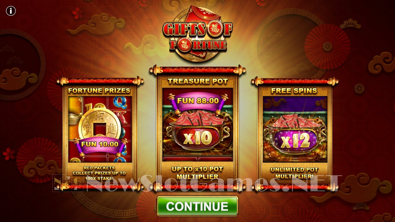 Gifts of Fortune Megaways Slot Demo Image