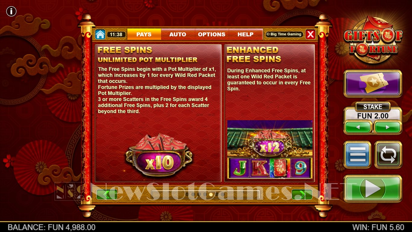 Gifts of Fortune Megaways Slot Slot Image in Demo - pic. 11