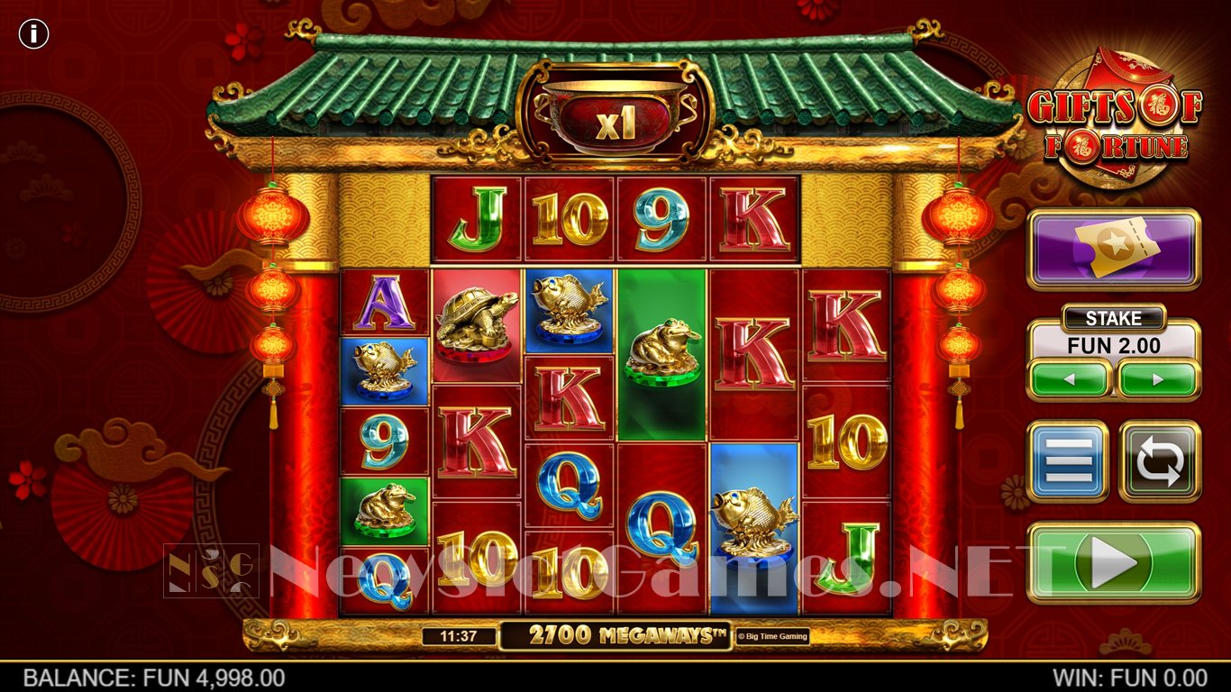 Gifts of Fortune Megaways Slot Slot Image in Demo - pic. 2