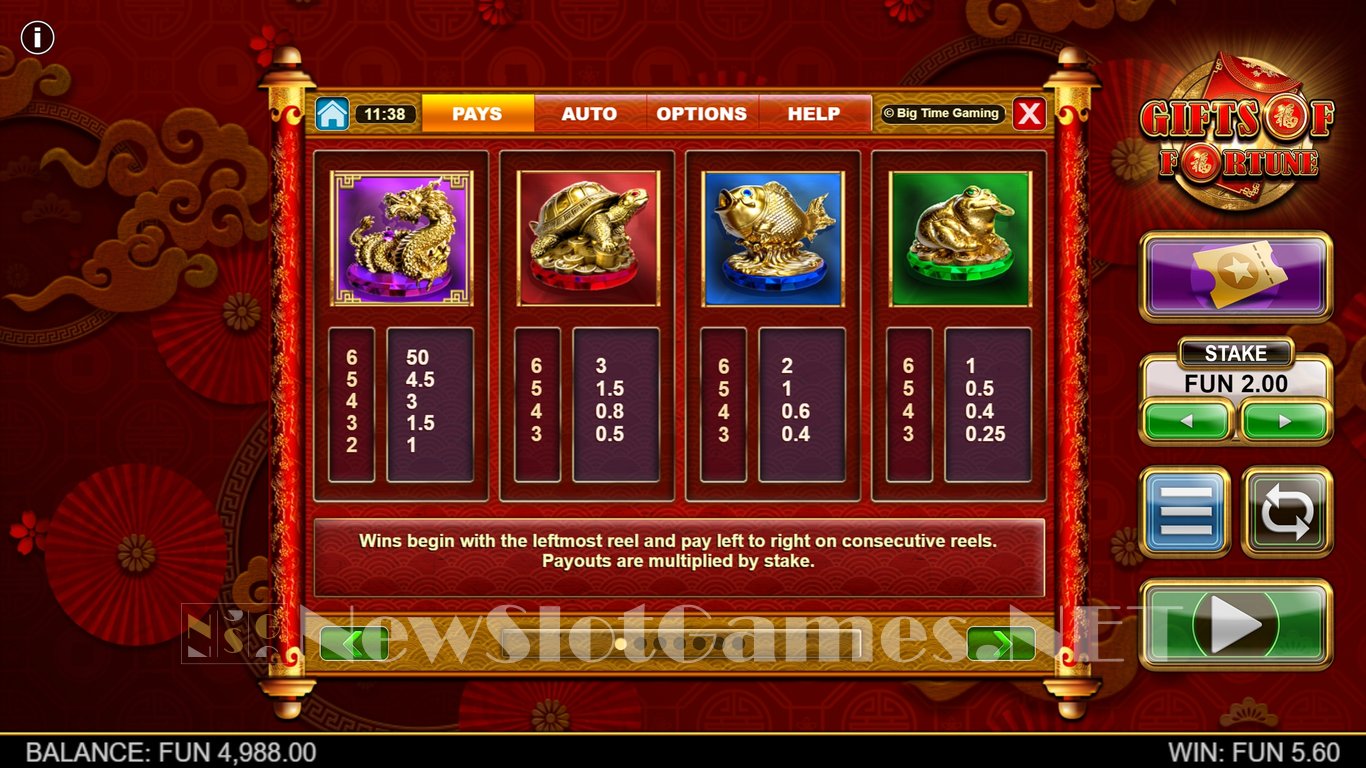 Gifts of Fortune Megaways Slot Slot Image in Demo - pic. 7