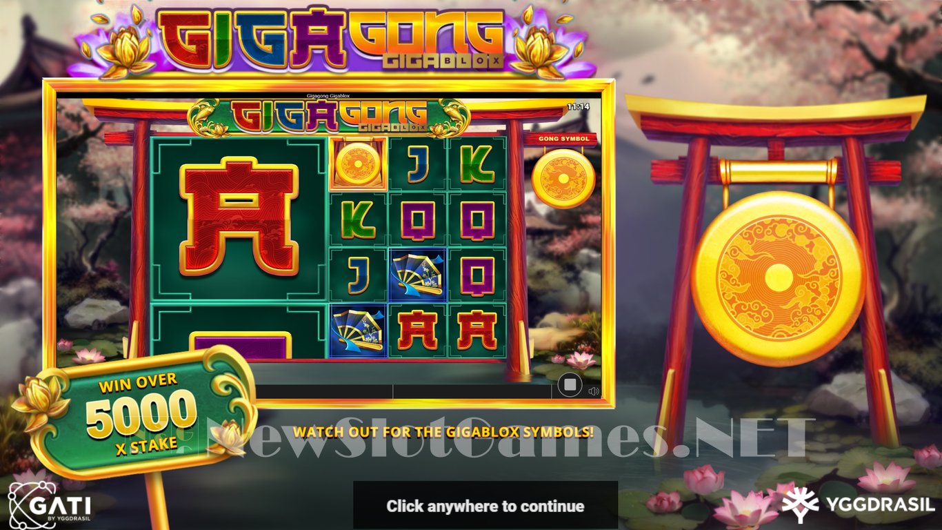 GigaGong GigaBlox Slot Demo Image
