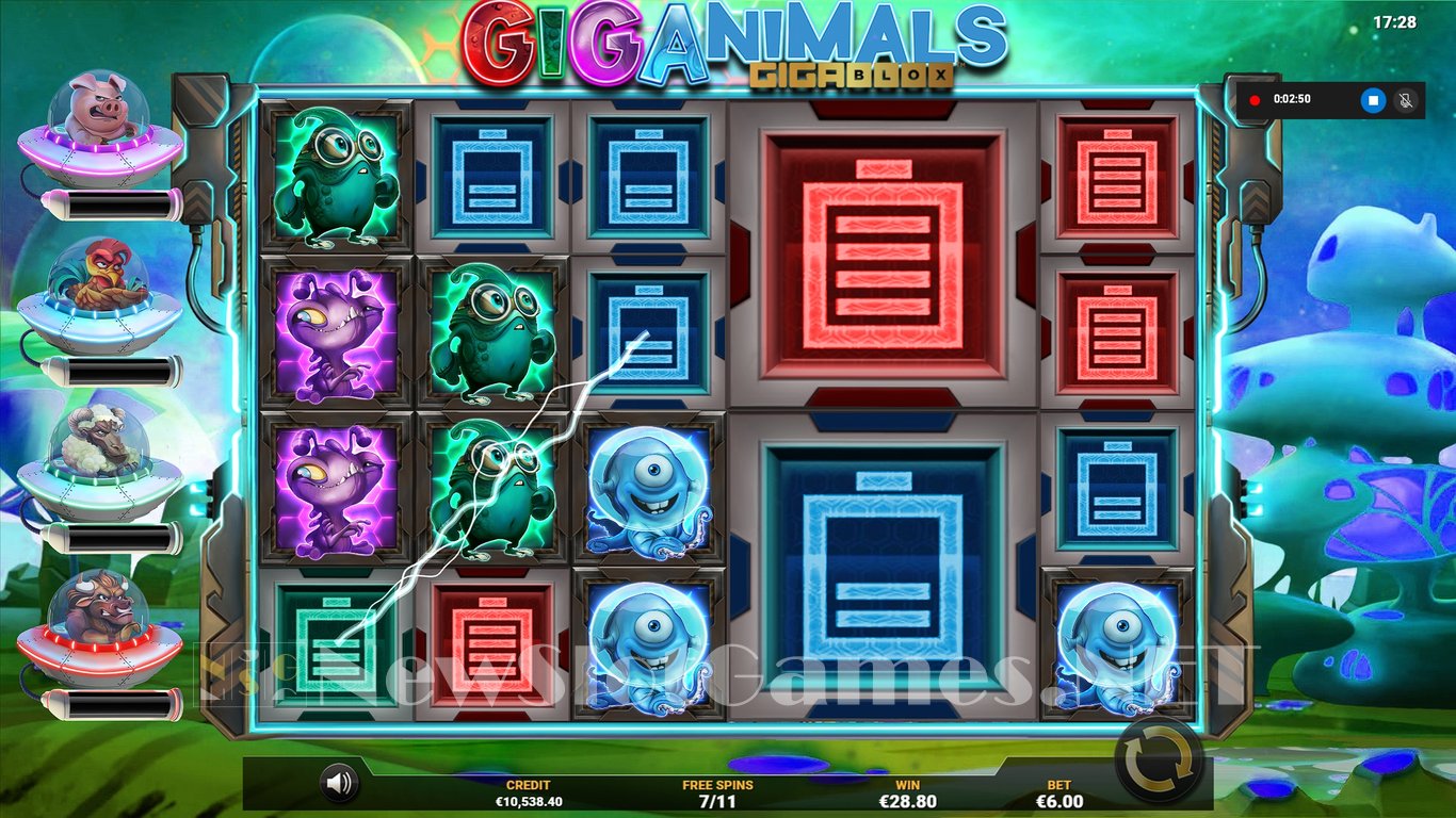 Giganimals Gigablox Slot Slot Image in Demo - pic. 11