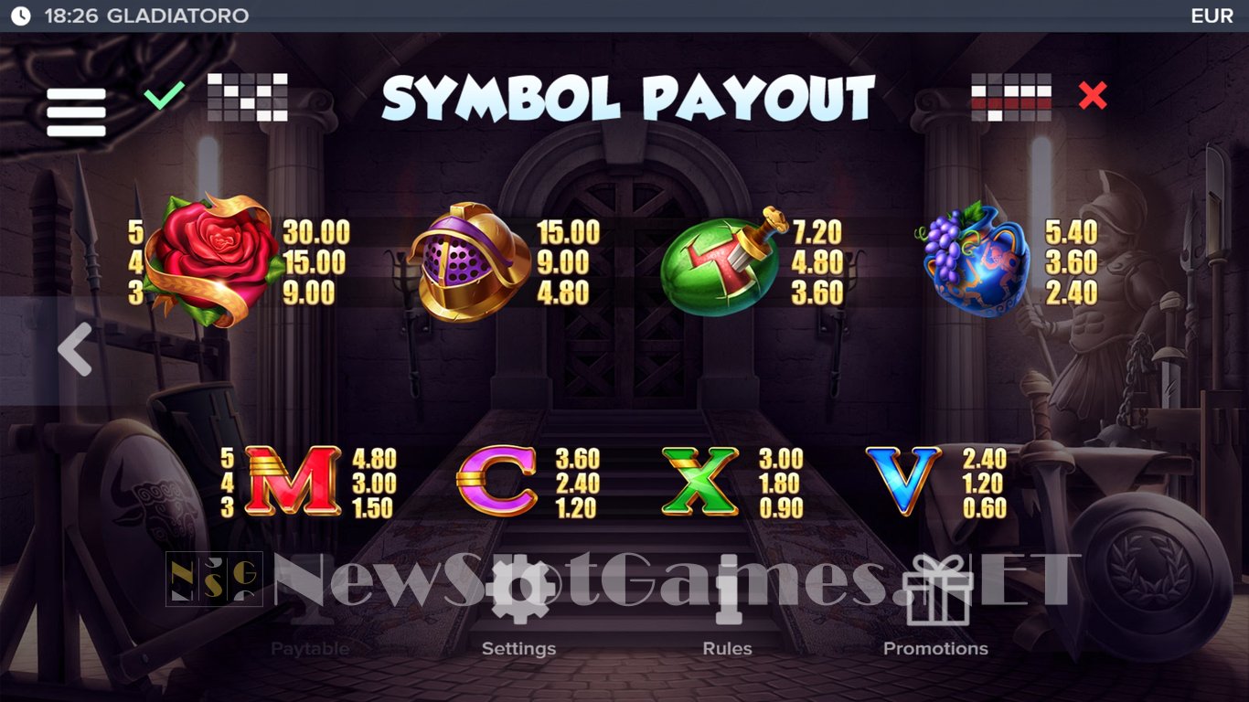 Gladiatoro Slot Slot Image in Demo - pic. 12