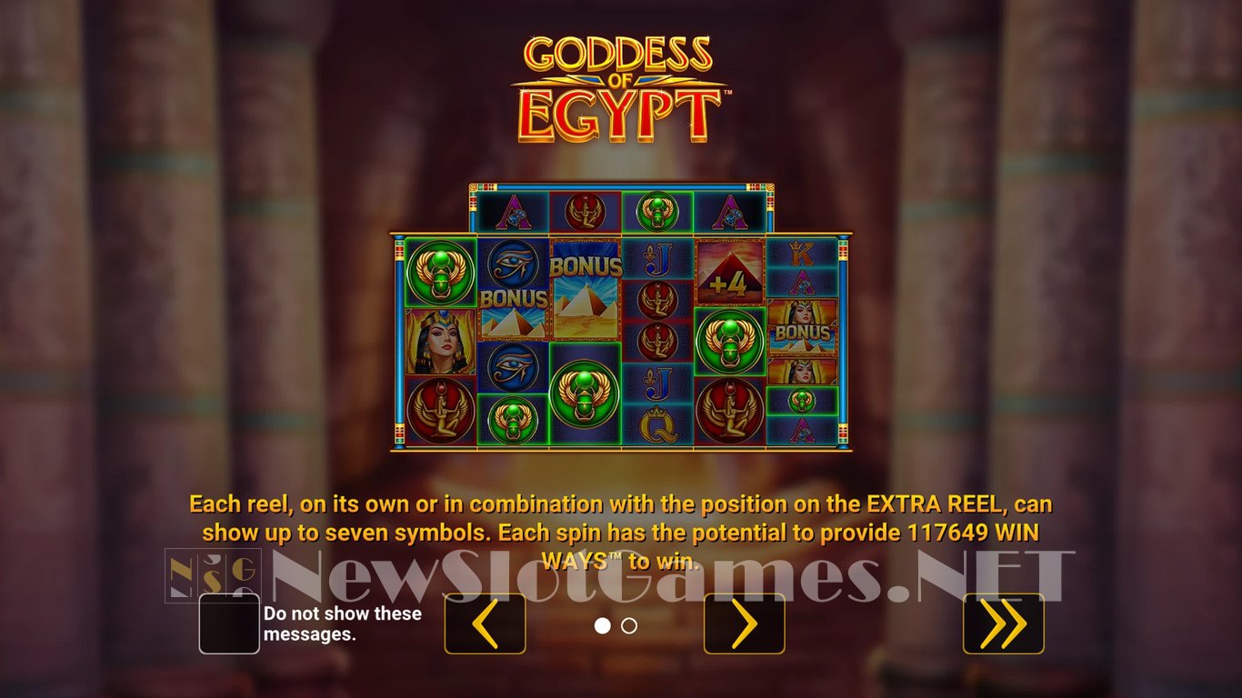 Goddess of Egypt Slot Demo Image