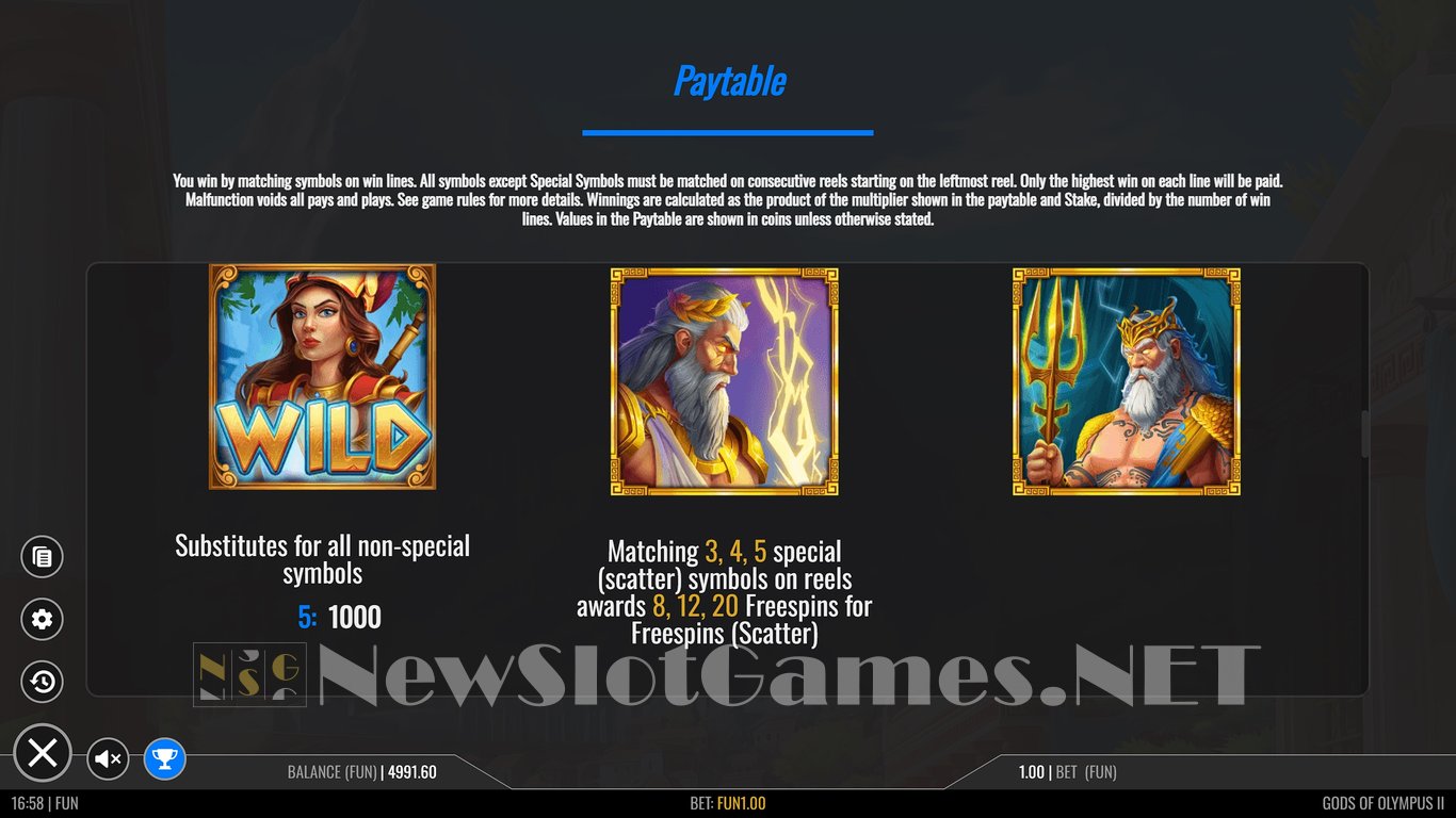 Gods of Olympus 2 Slot Slot Image in Demo - pic. 11