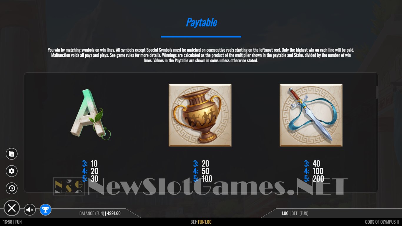 Gods of Olympus 2 Slot Slot Image in Demo - pic. 9