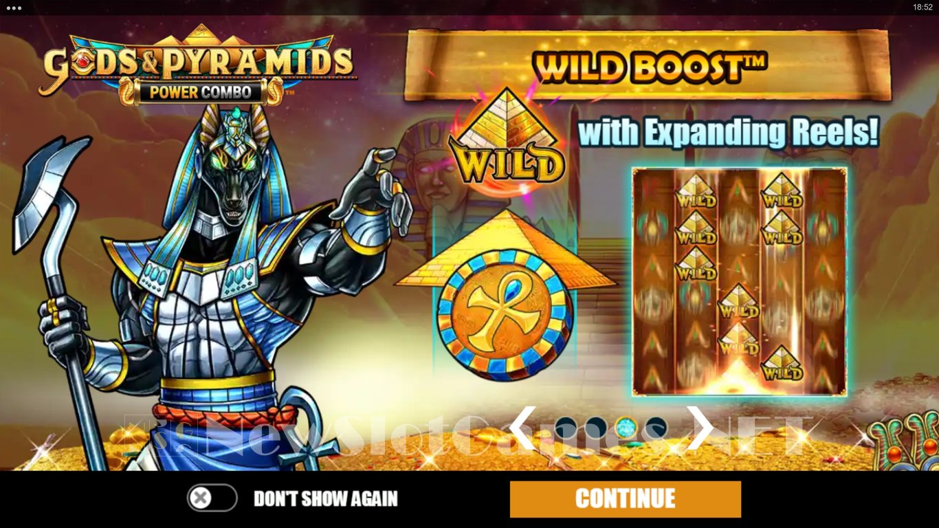 Gods & Pyramids Power Combo Slot Demo Image