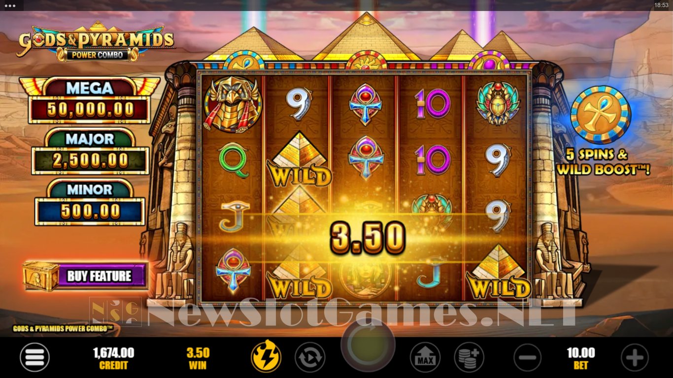 Gods & Pyramids Power Combo Slot Slot Image in Demo - pic. 4