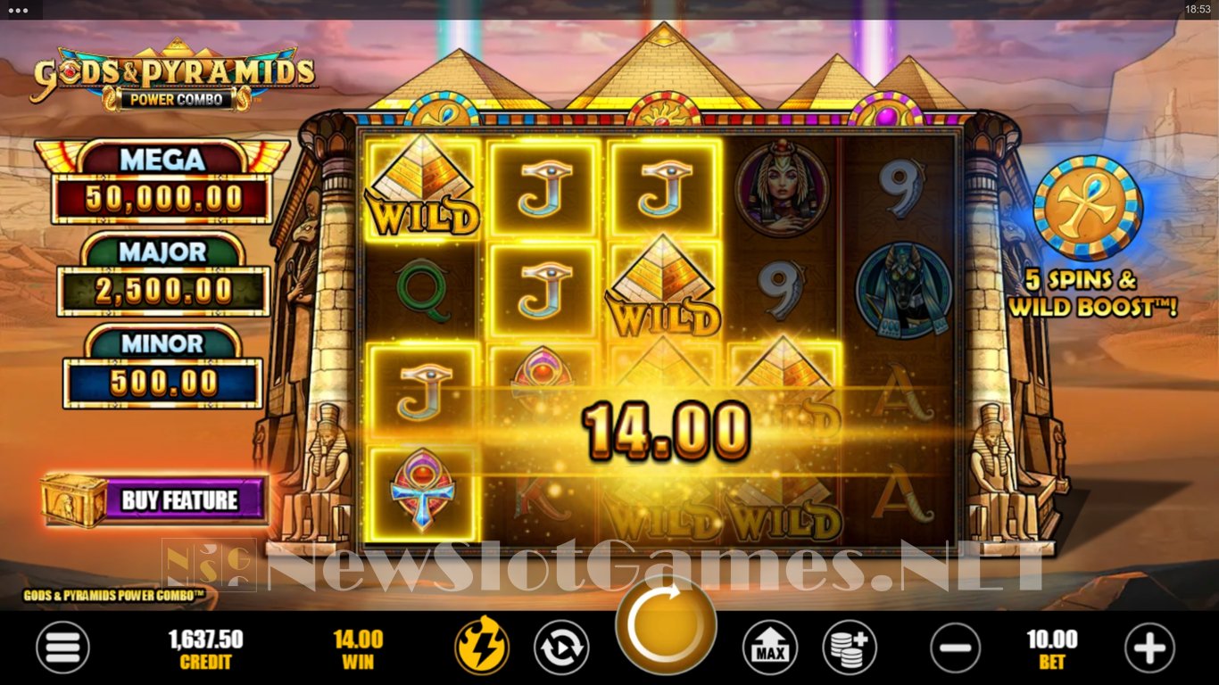 Gods & Pyramids Power Combo Slot Review & Demo by Microgaming - Play ...