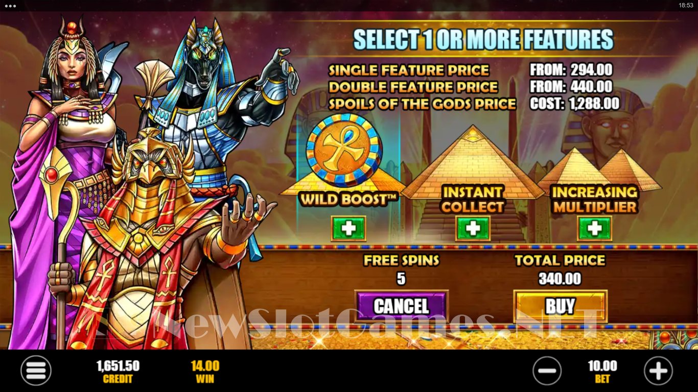 Gods & Pyramids Power Combo Slot Slot Image in Demo - pic. 6