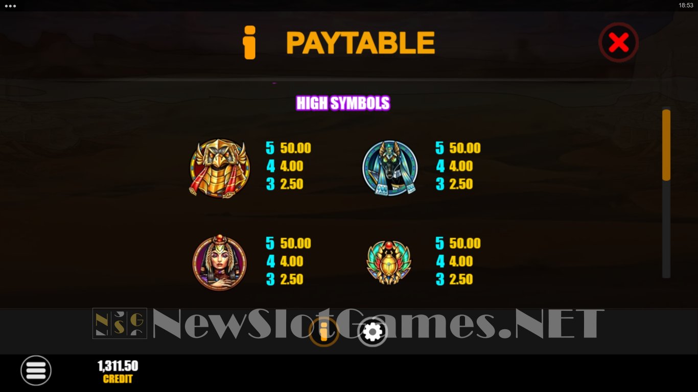 Gods & Pyramids Power Combo Slot Slot Image in Demo - pic. 9