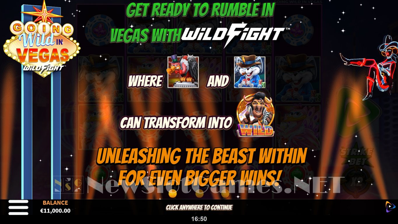 Going Wild in Vegas Slot Demo Image