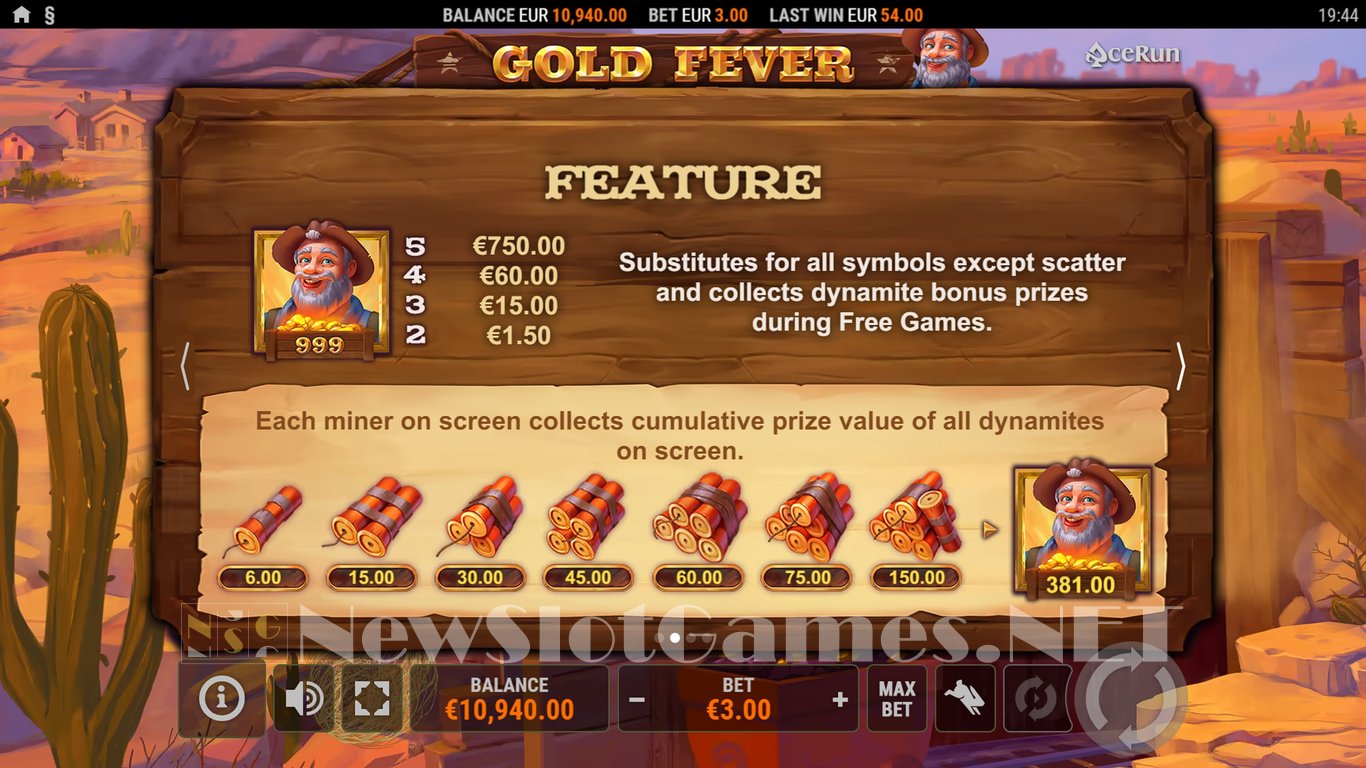Gold Fever Slot Slot Image in Demo - pic. 12