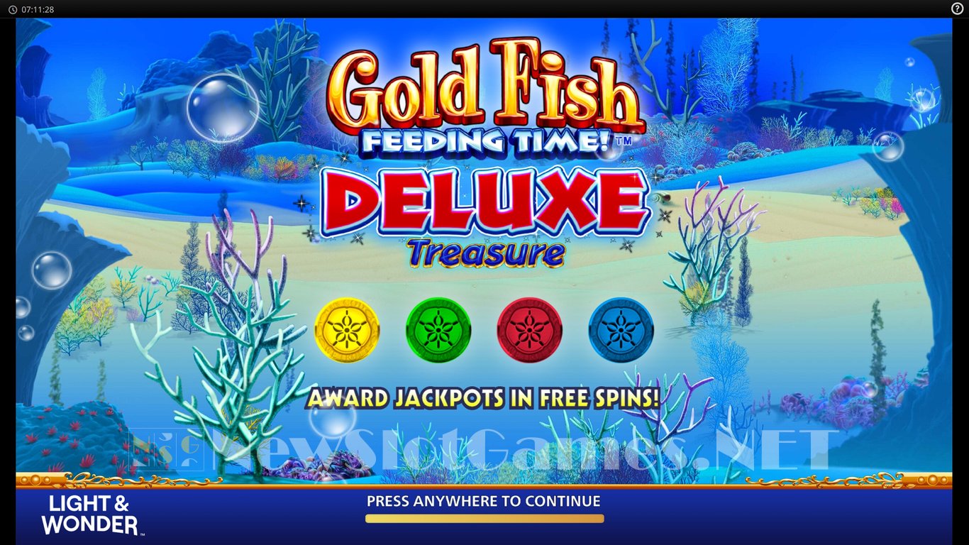 Gold Fish Feeding Time Deluxe Treasure Slot Demo Image