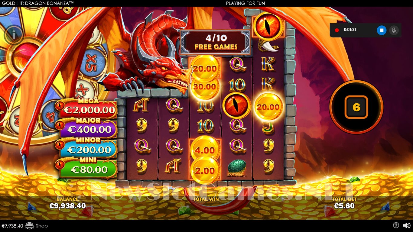 Gold Hit Dragon Bonanza Slot Slot Image in Demo - pic. 10