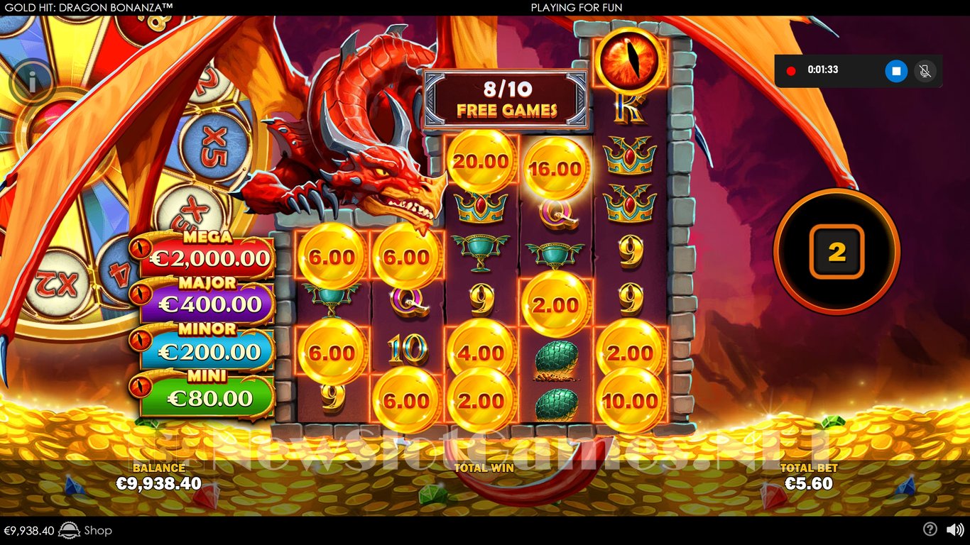 Gold Hit Dragon Bonanza Slot Slot Image in Demo - pic. 11