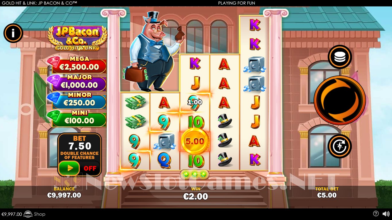 Gold Hit & Link JP Bacon & Co Slot Slot Image in Demo - pic. 2
