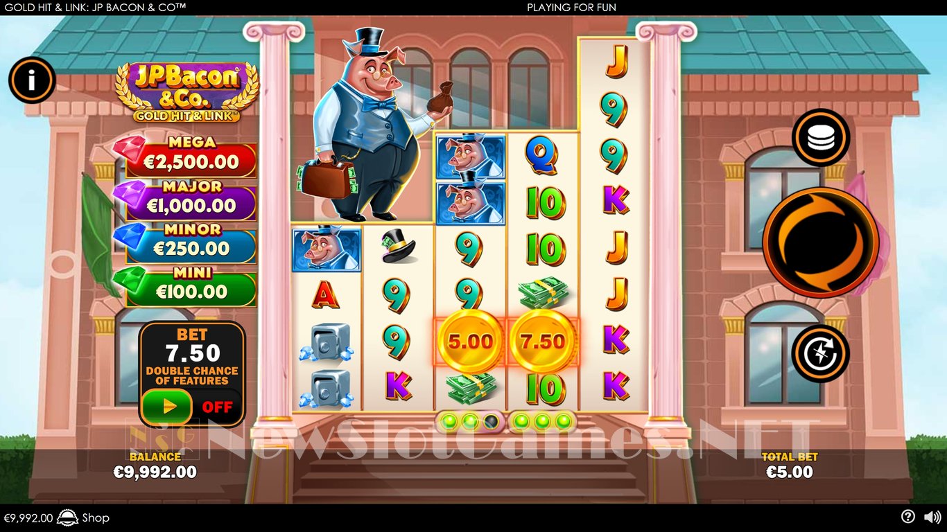 Gold Hit & Link JP Bacon & Co Slot Slot Image in Demo - pic. 3