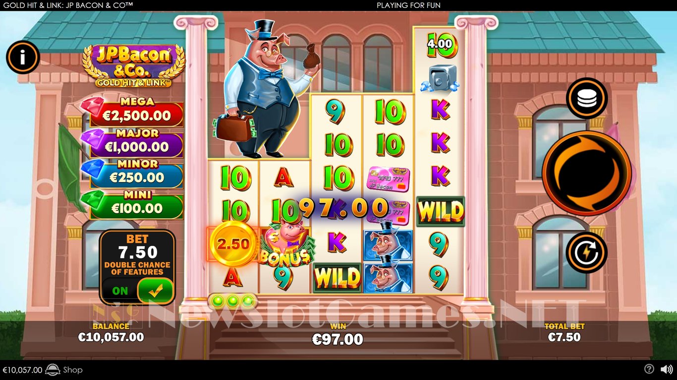 Gold Hit & Link JP Bacon & Co Slot Slot Image in Demo - pic. 7