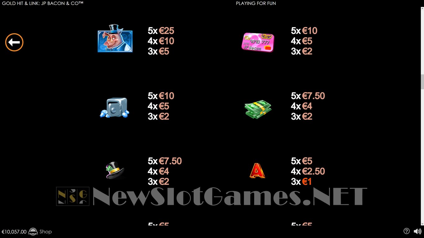 Gold Hit & Link JP Bacon & Co Slot Slot Image in Demo - pic. 8