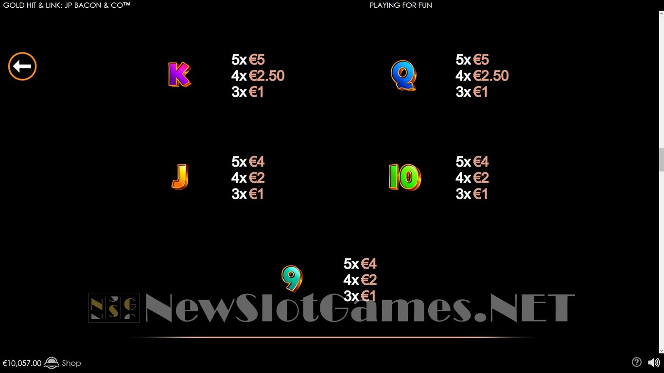 Gold Hit & Link JP Bacon & Co Slot Slot Image in Demo - pic. 9