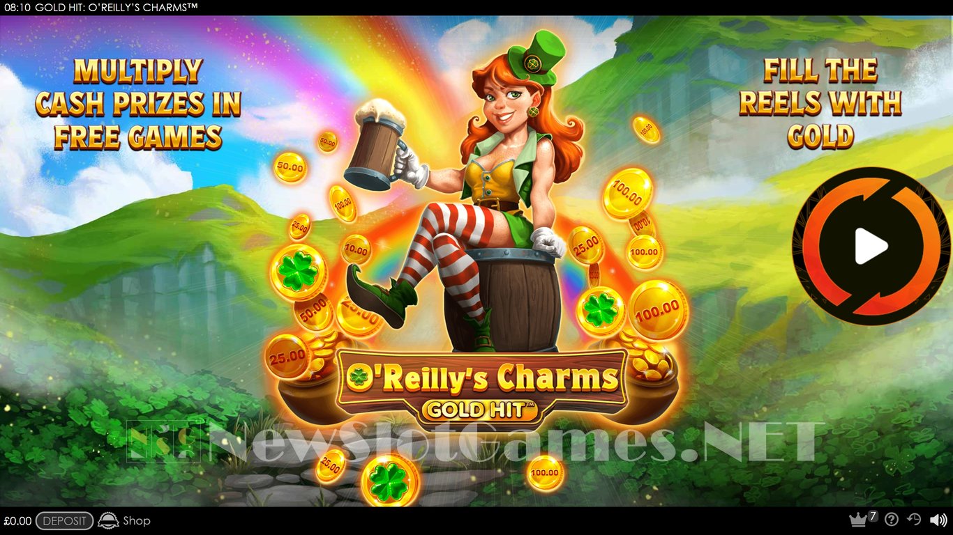 Gold Hit: O’Reilly’s Charms Slot Demo Image