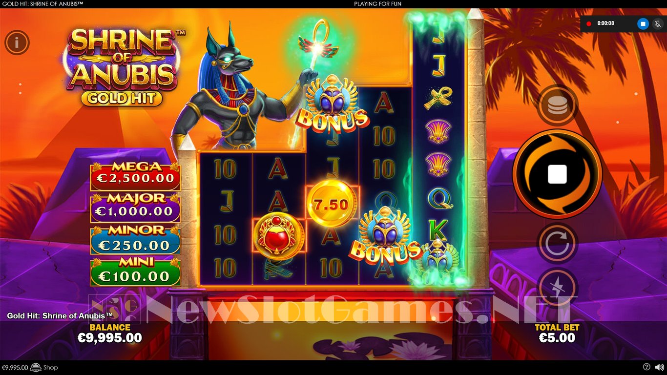 Gold Hit Shrine Of Anubis Slot Slot Image in Demo - pic. 2