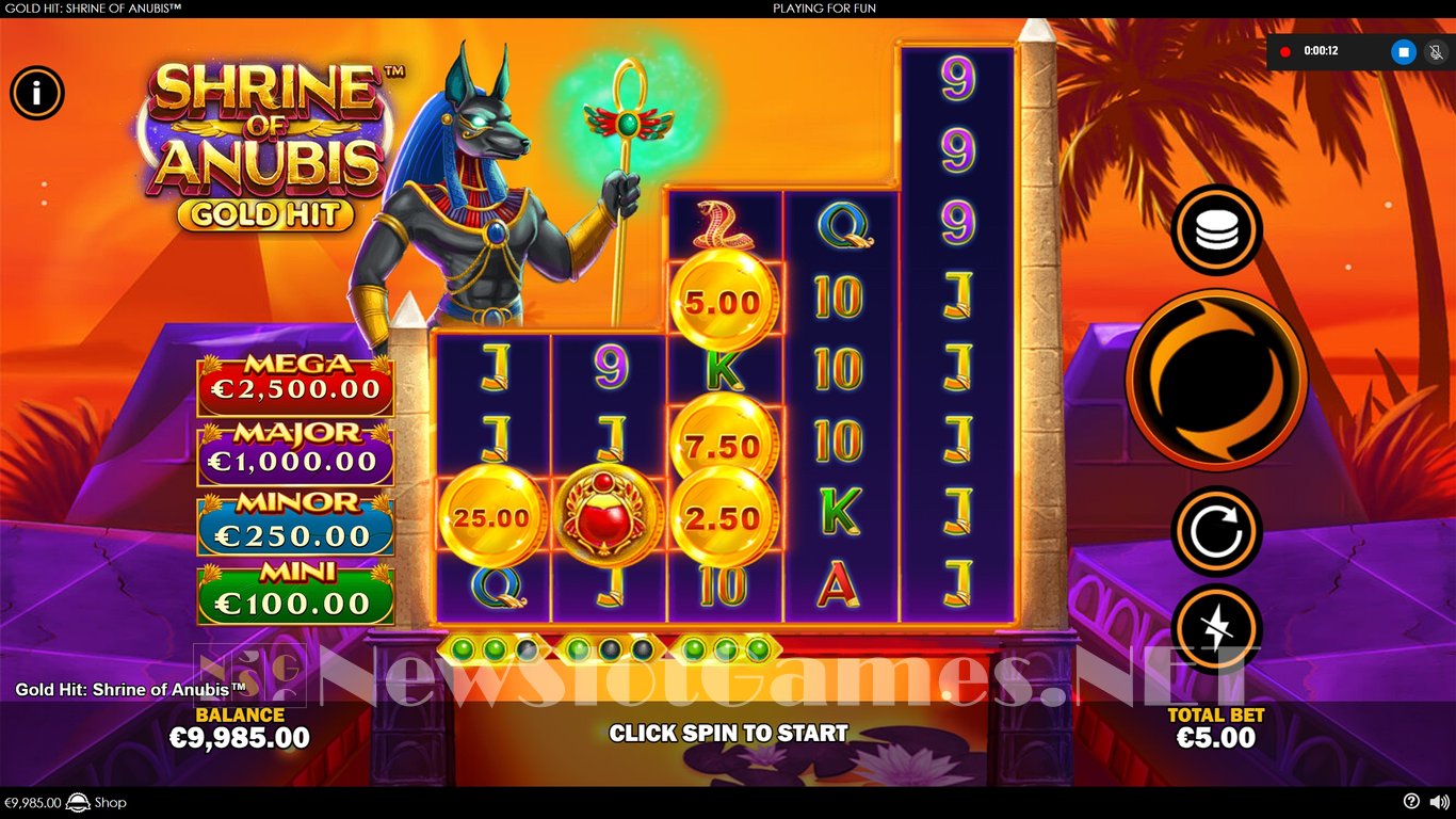 Gold Hit Shrine Of Anubis Slot Slot Image in Demo - pic. 3