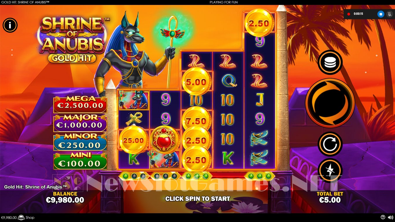 Gold Hit Shrine Of Anubis Slot Slot Image in Demo - pic. 4