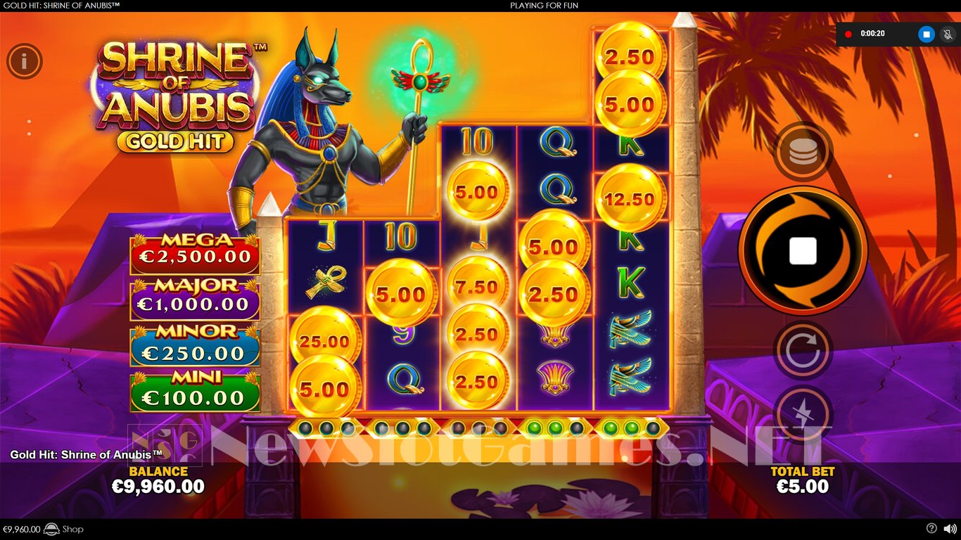 Gold Hit Shrine Of Anubis Slot Slot Image in Demo - pic. 5