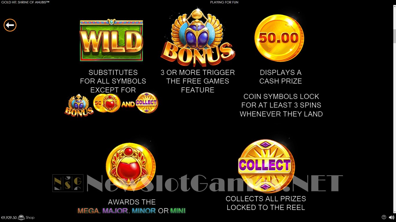 Gold Hit Shrine Of Anubis Slot Slot Image in Demo - pic. 8