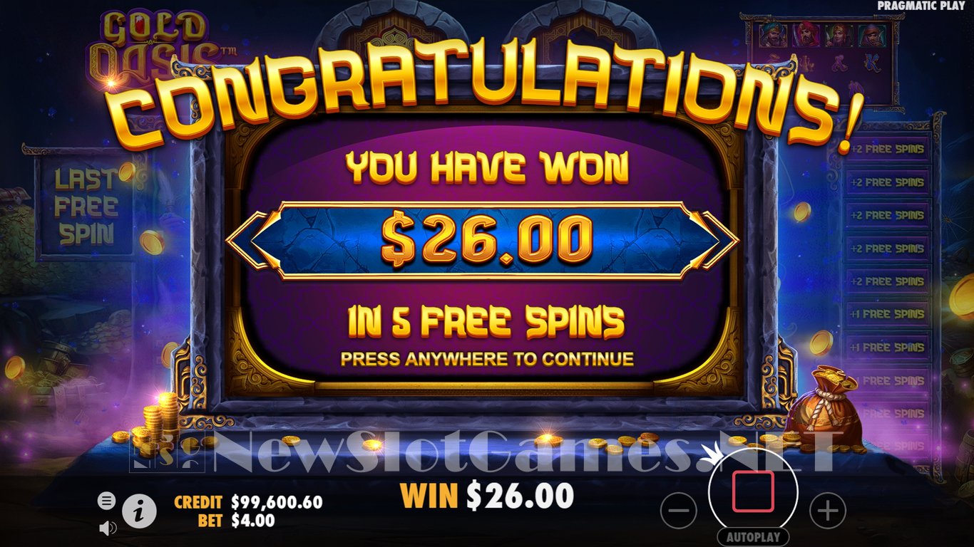 Gold Oasis Slot Slot Image in Demo - pic. 10