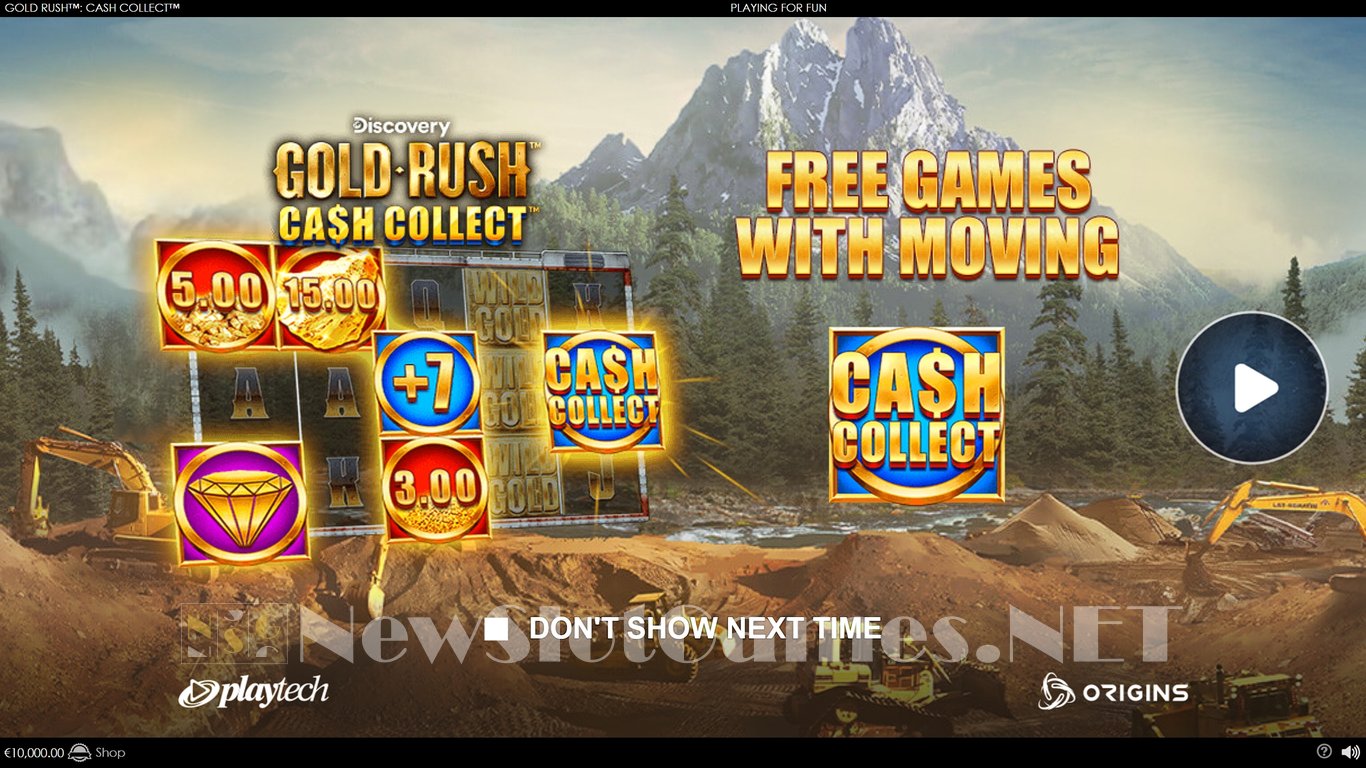 Gold Rush Cash Collect Slot Demo Image