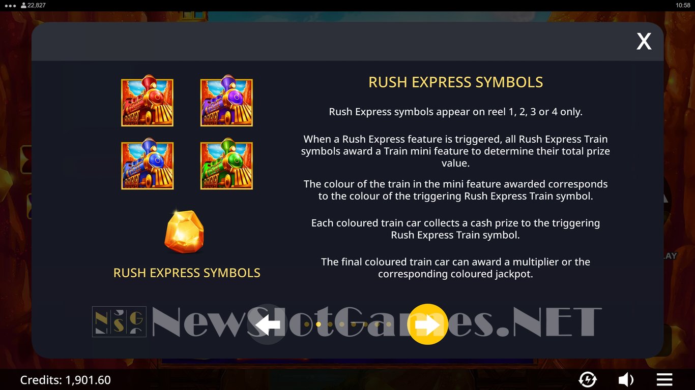 Gold Rush Express Slot Slot Image in Demo - pic. 10