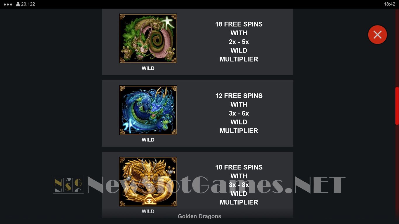 Golden Dragons Slot Slot Image in Demo - pic. 10